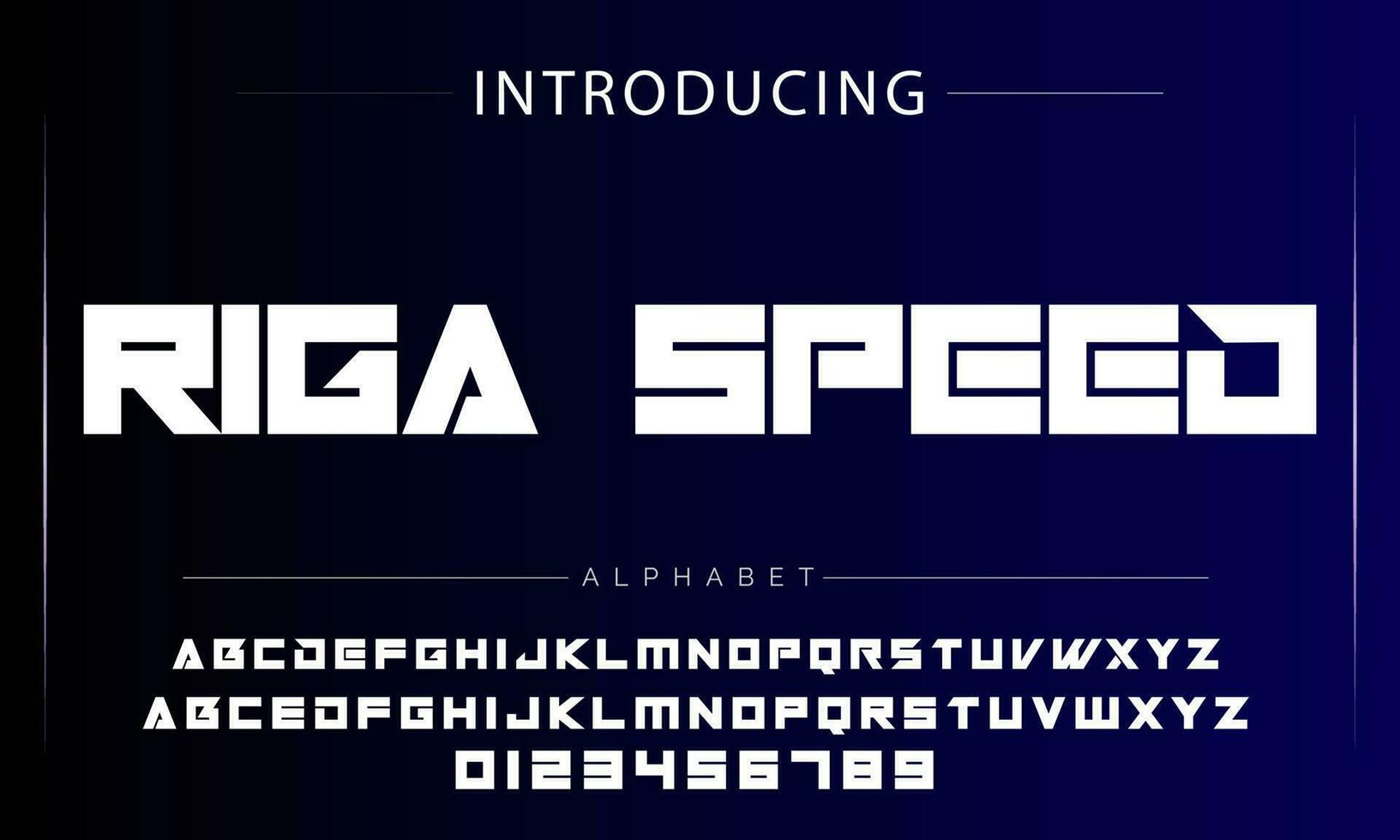 sport- minimaal tech doopvont brief set. luxe vector lettertype voor bedrijf. modern gaming fonts logo ontwerp.