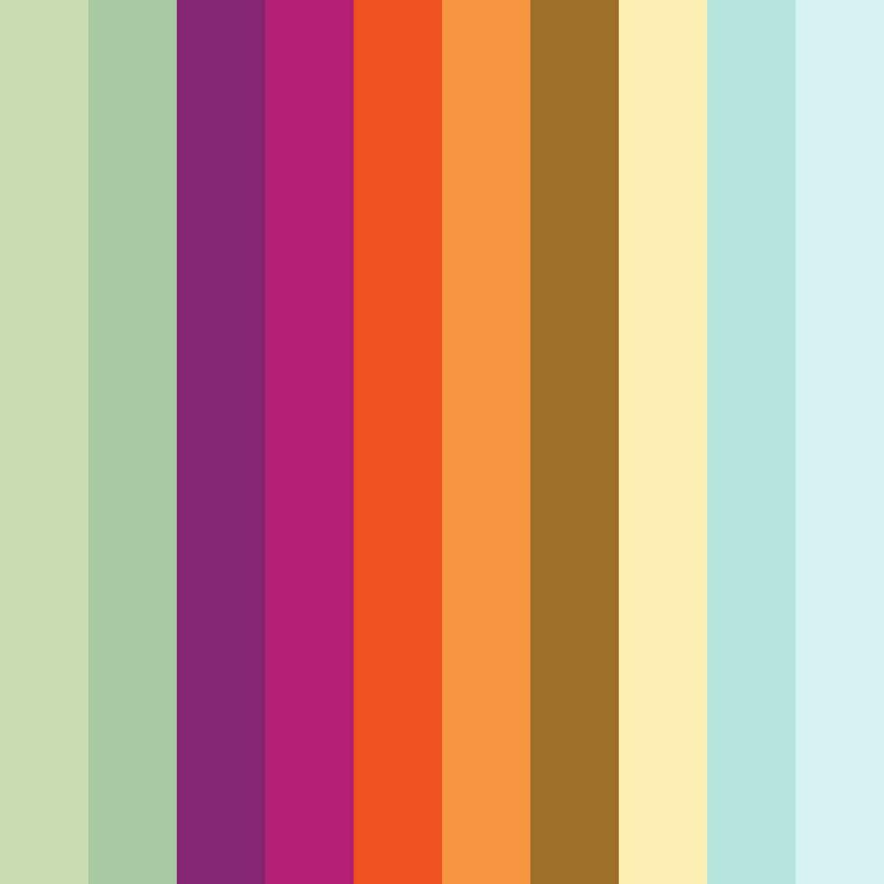 verzameling kleur palet, pastel. vlak vector illustratie. omvatten de kleur van de pastel kleur verzameling.