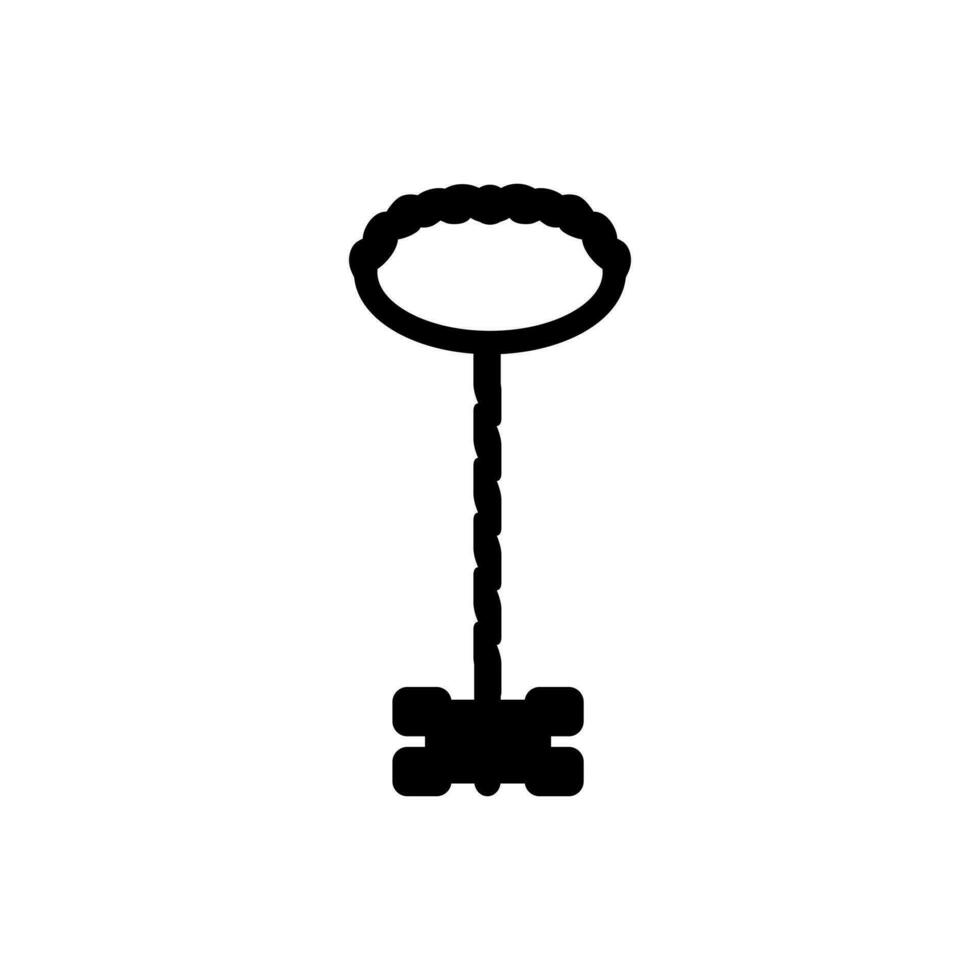 wijnoogst sleutel icoon vector . antiek illustratie teken. oud symbool.