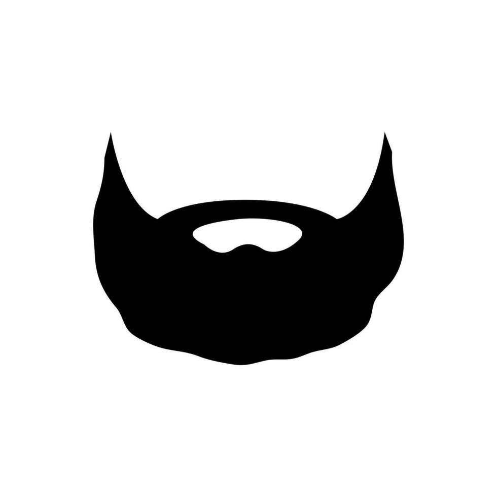 baard icoon vector. kapperszaak illustratie teken. kapper symbool. vector