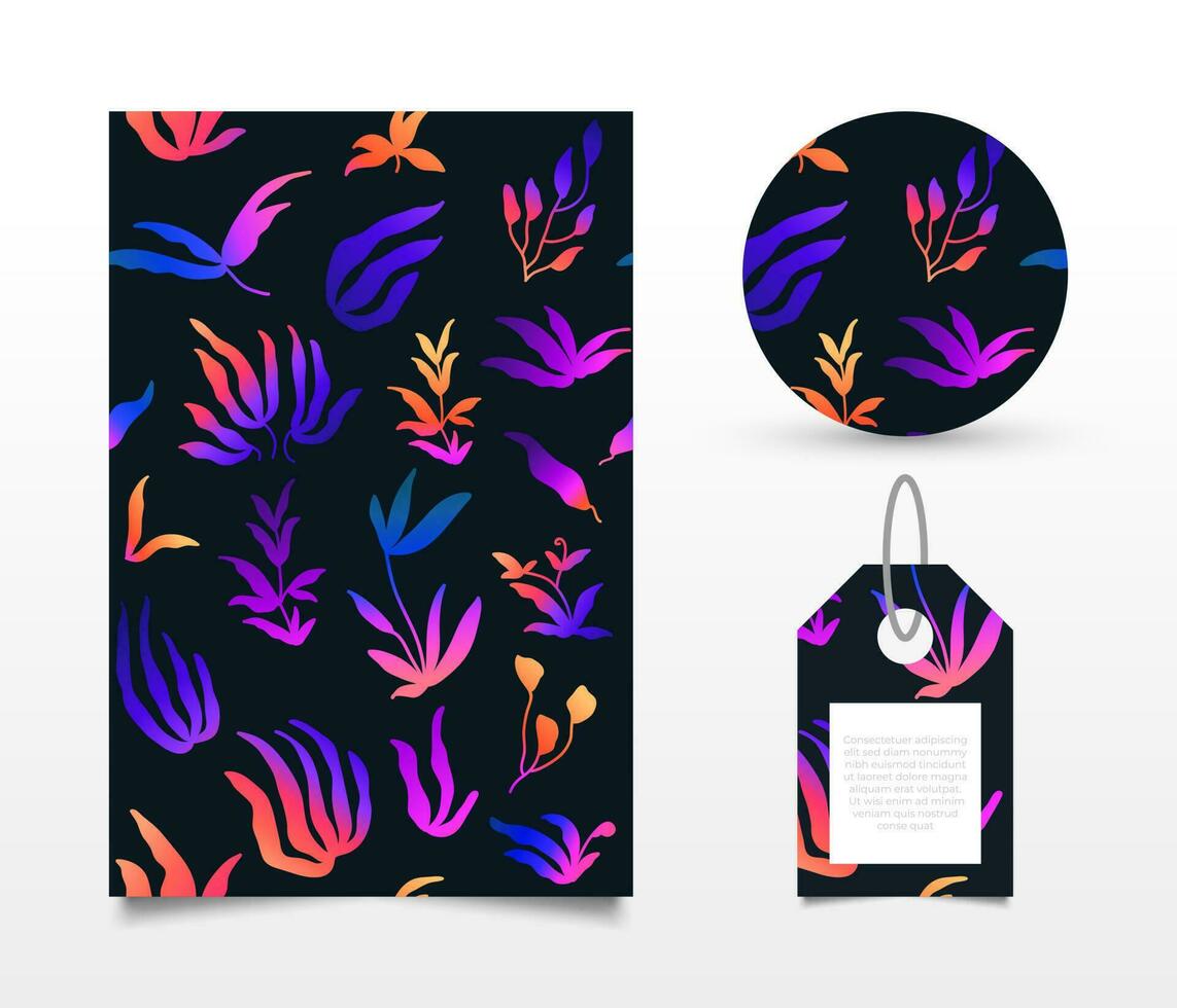 kleurrijk naadloos bloemen patroon met helling stijl. geschikt voor behang, omhulsel papier, achtergrond, kleding stof, banier, poster, kleding, label, en kaart ontwerp vector