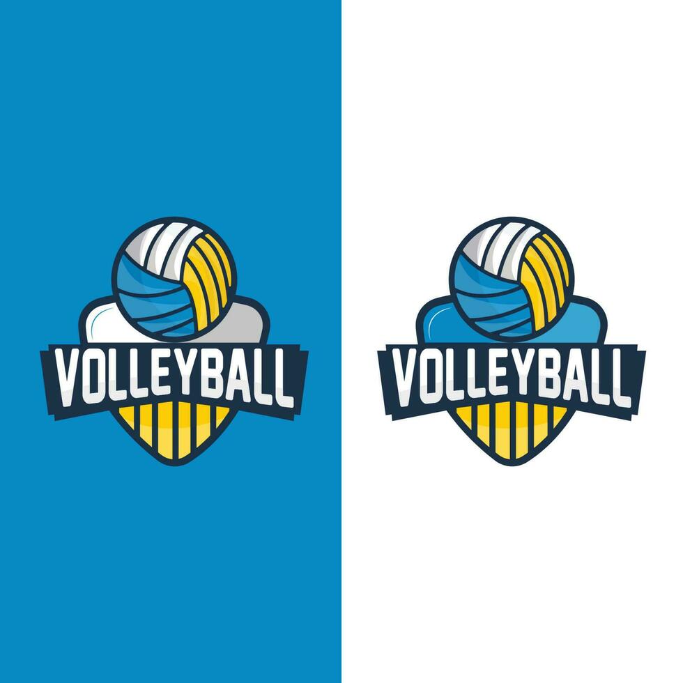 volleybal logo, sport gemakkelijk ontwerp, wereld sport- toernooi vector, illustratie symbool icoon vector