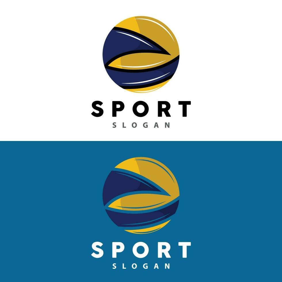 volleybal logo, sport gemakkelijk ontwerp, wereld sport- toernooi vector, illustratie symbool icoon vector