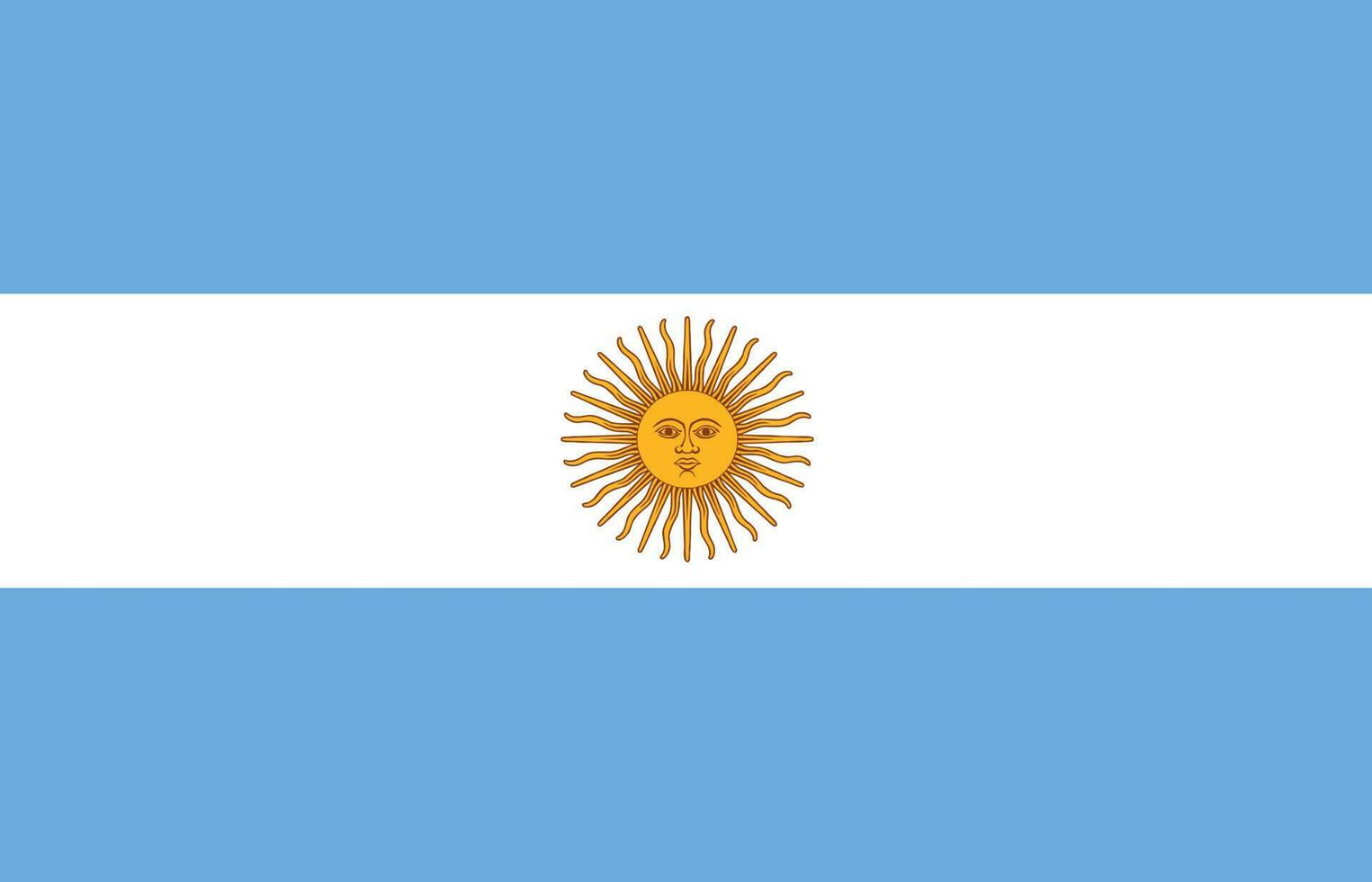 Argentinië vlag vector ontwerp land vlag vector vol kleur