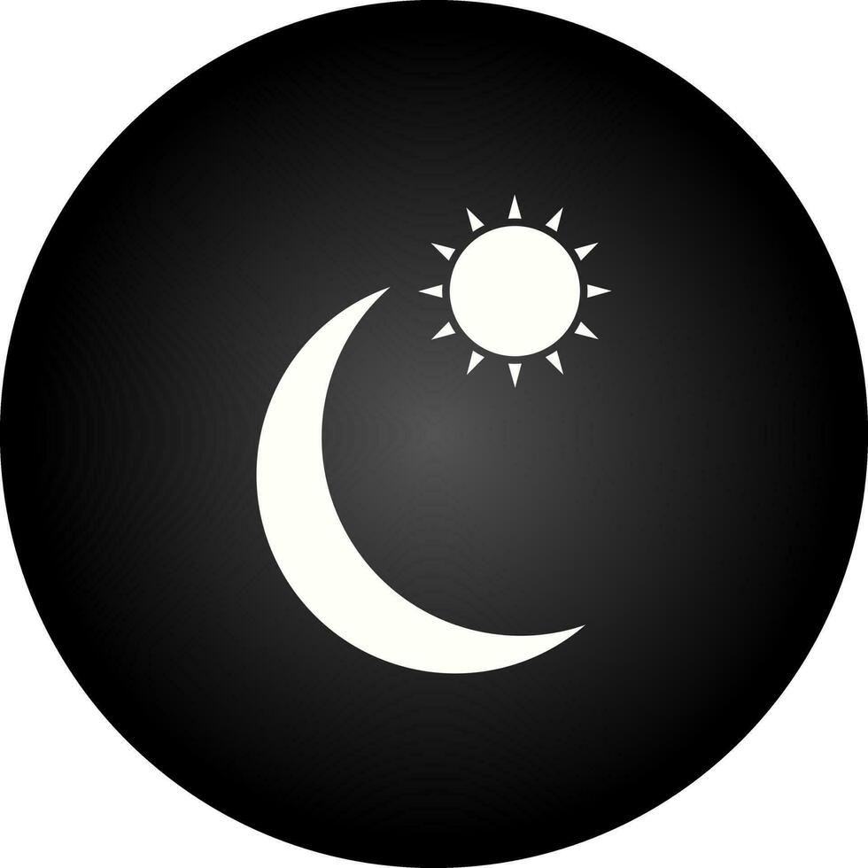 zon en planeten vector icoon