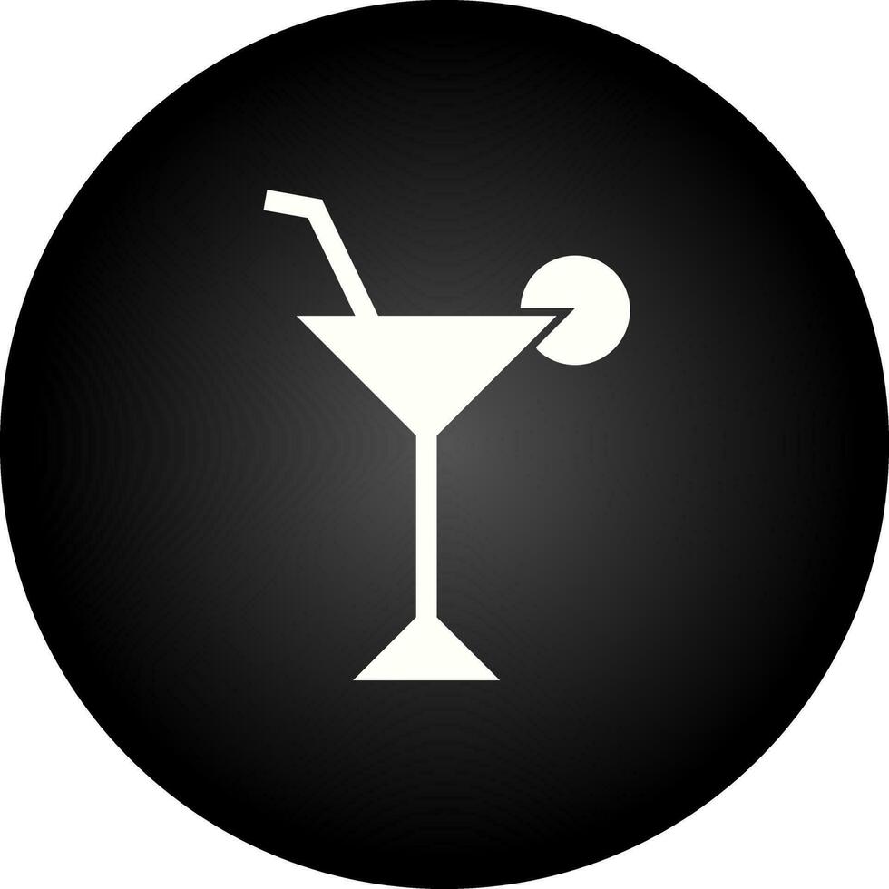 cocktail glas vector icoon