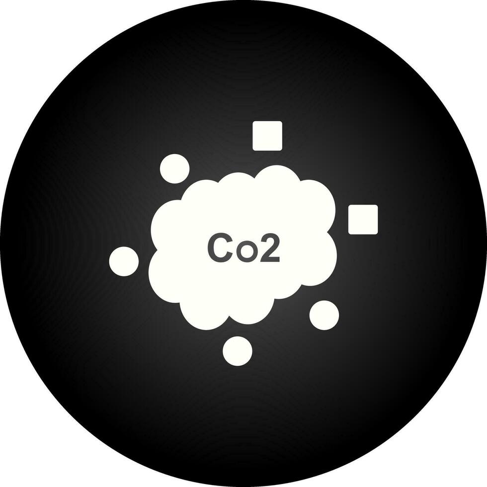 koolstofdioxide vector icoon