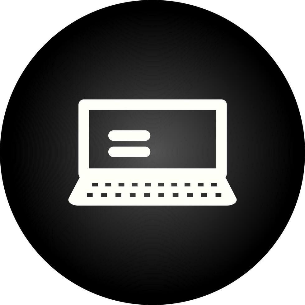 laptop vector pictogram