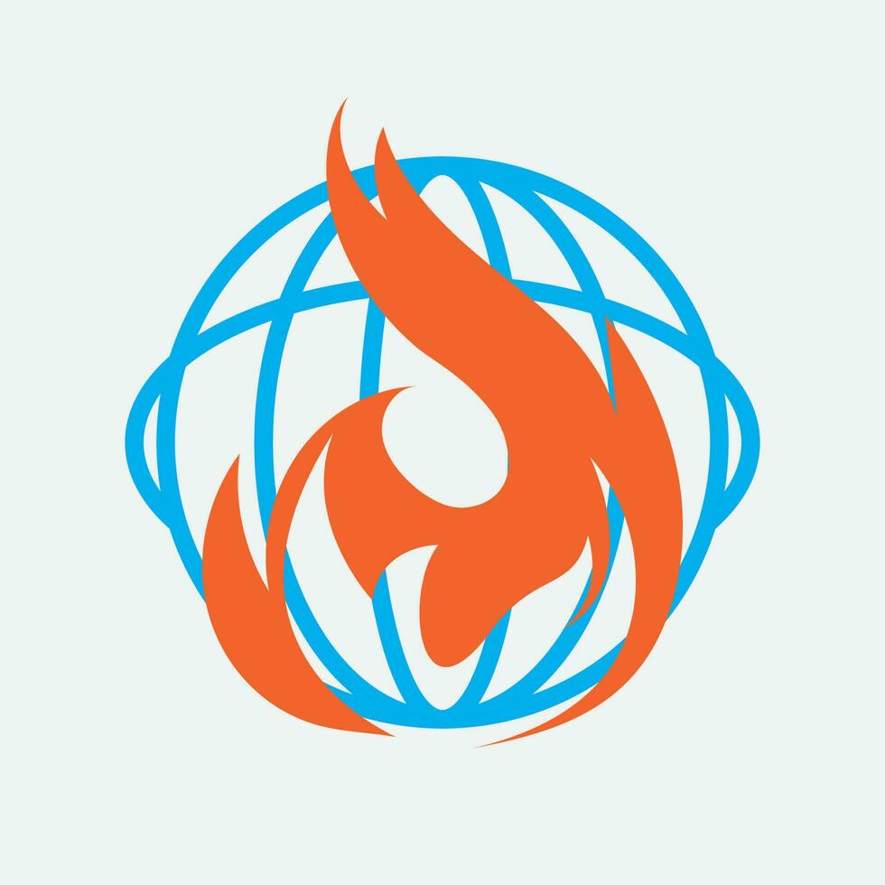 geothermisch bron logo illustratie vector