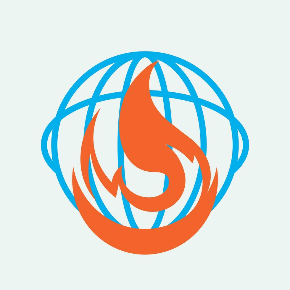 geothermisch bron logo illustratie vector