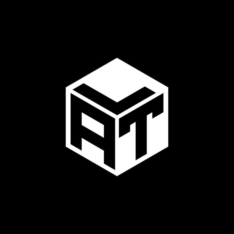 atl brief logo ontwerp in illustratie. vector logo, schoonschrift ontwerpen voor logo, poster, uitnodiging, enz.