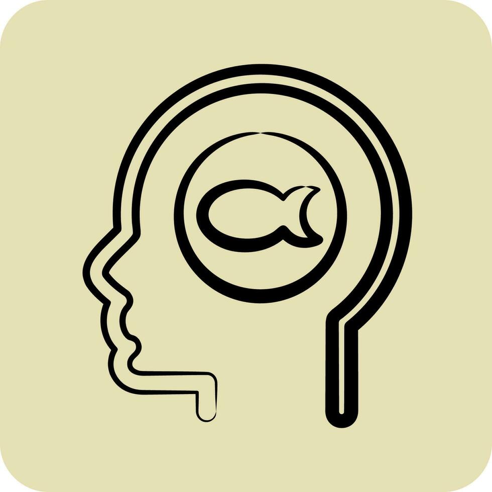 icoon eenzaamheid. verwant naar psychologie persoonlijkheid symbool. glyph stijl. gemakkelijk ontwerp bewerkbaar. gemakkelijk illustratie vector