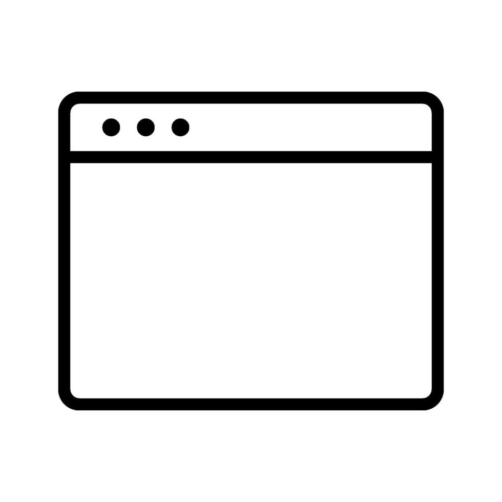 browser vector pictogram