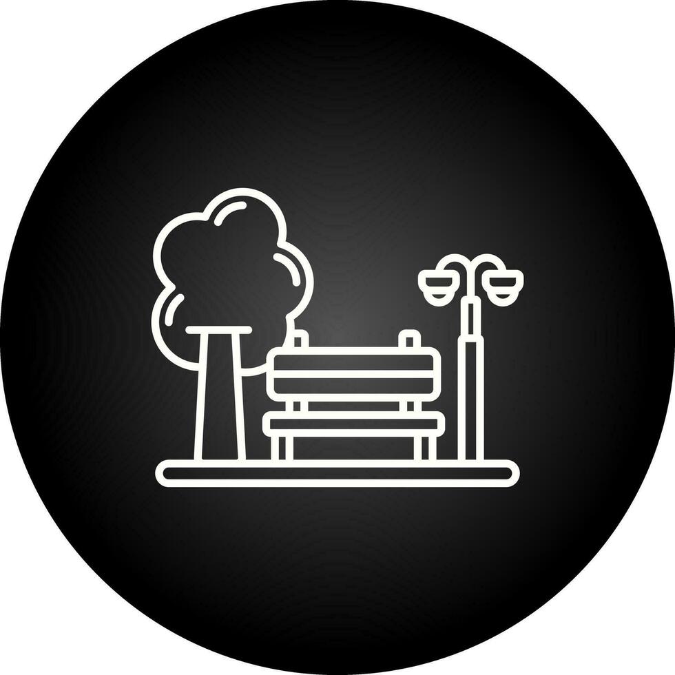 park vector pictogram