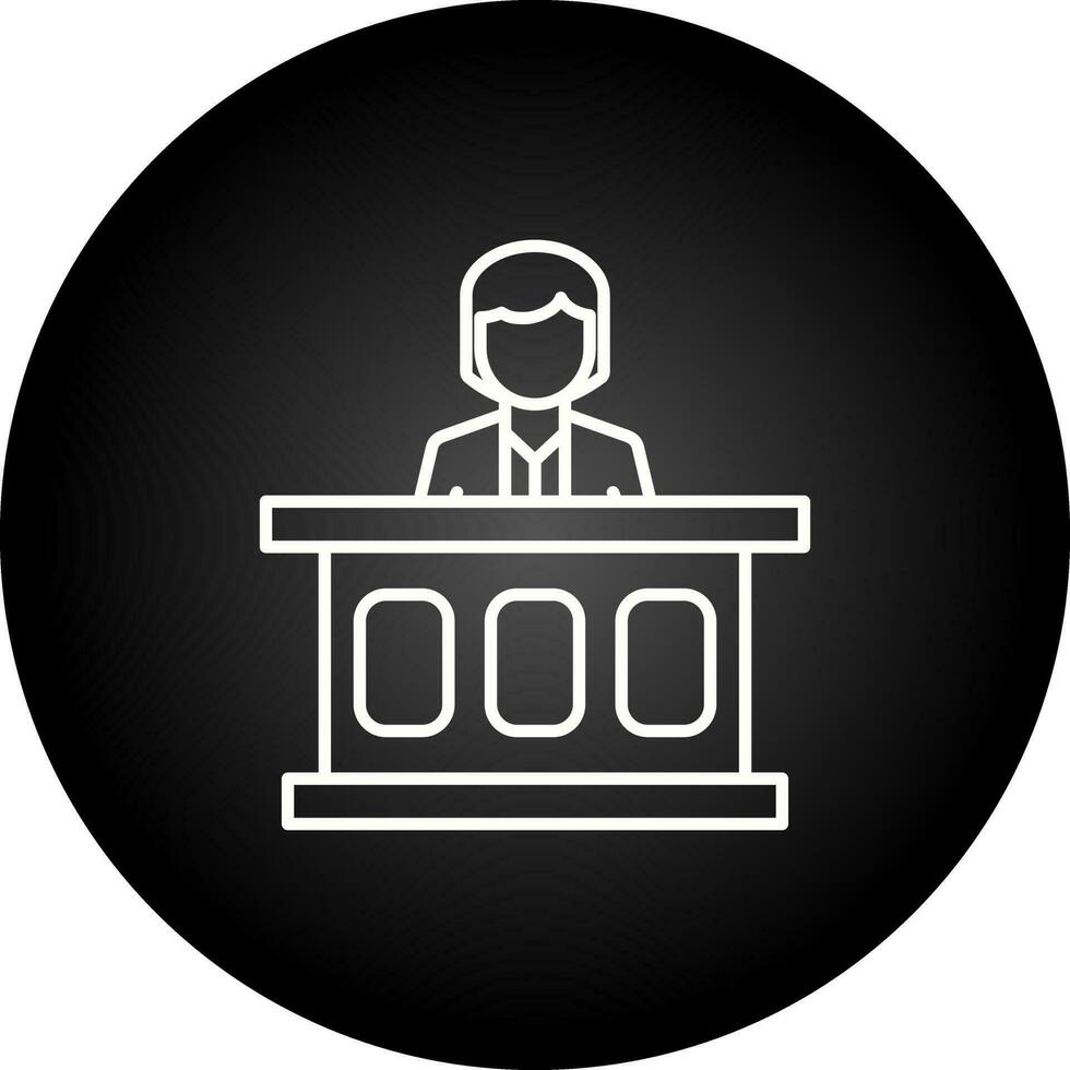 jury vector icoon