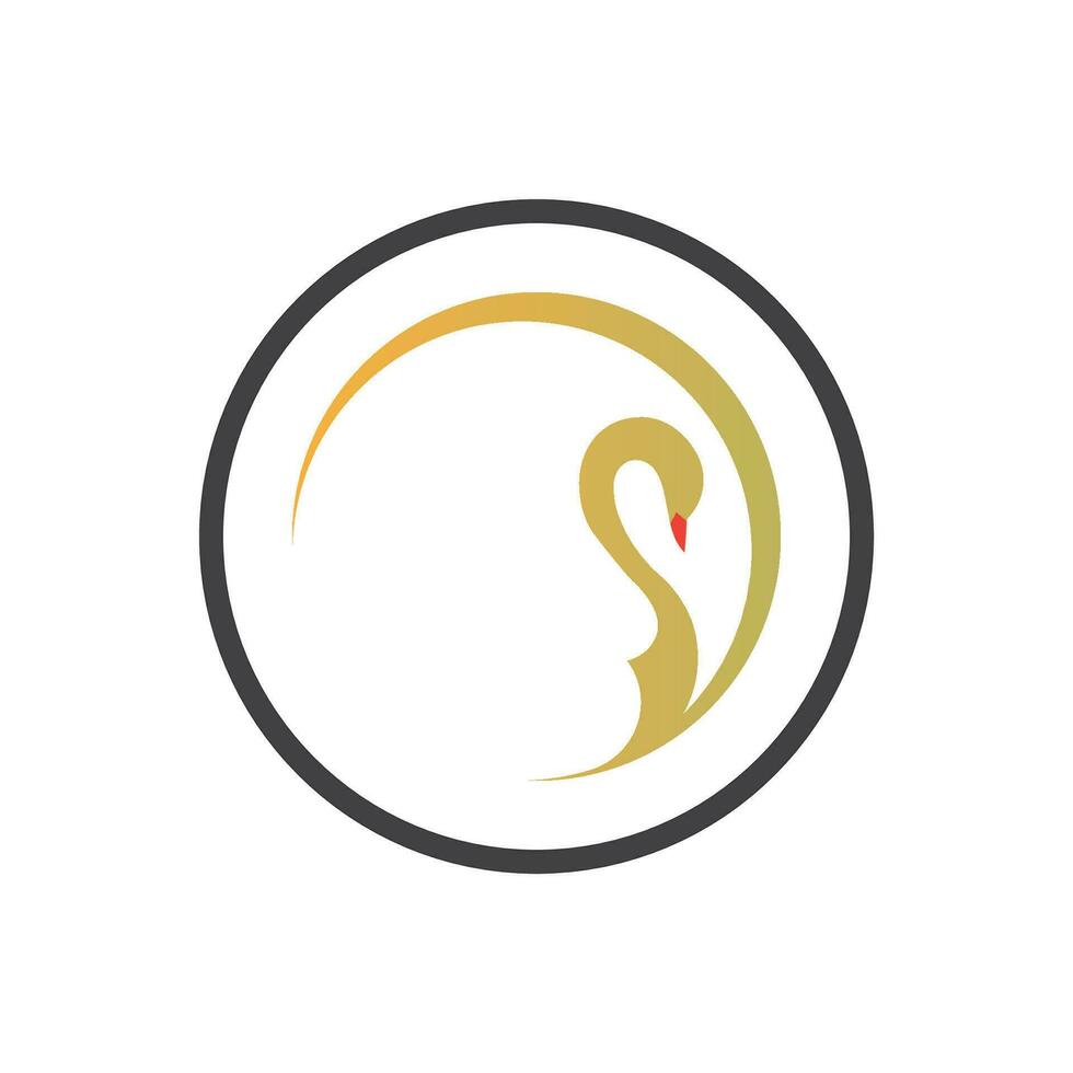zwaan logo en symbool afbeeldingen illustratie ontwerp vector