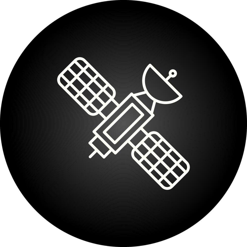 satelliet vector pictogram