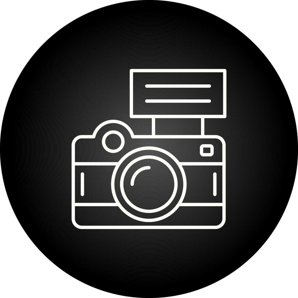 camera flash vector icoon