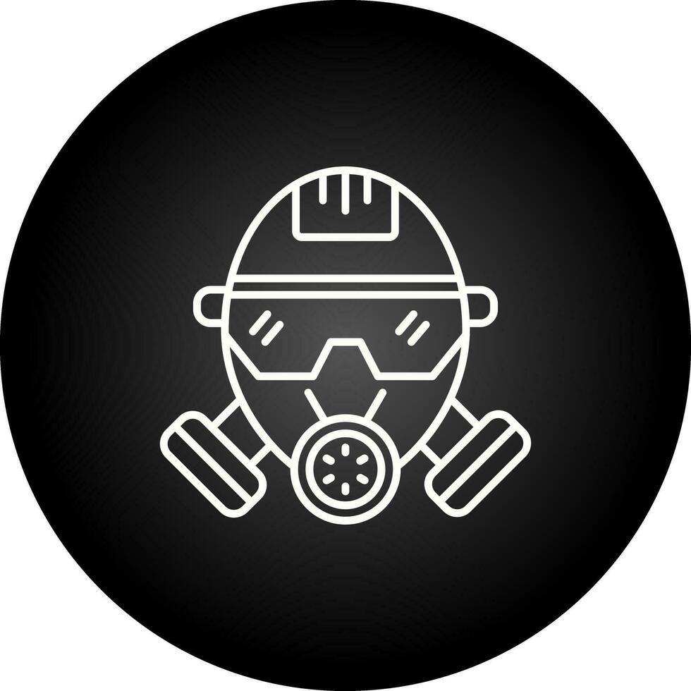 gasmasker vector icon