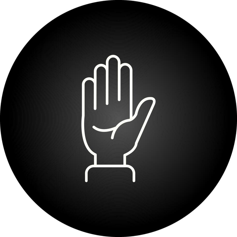 hand vector pictogram