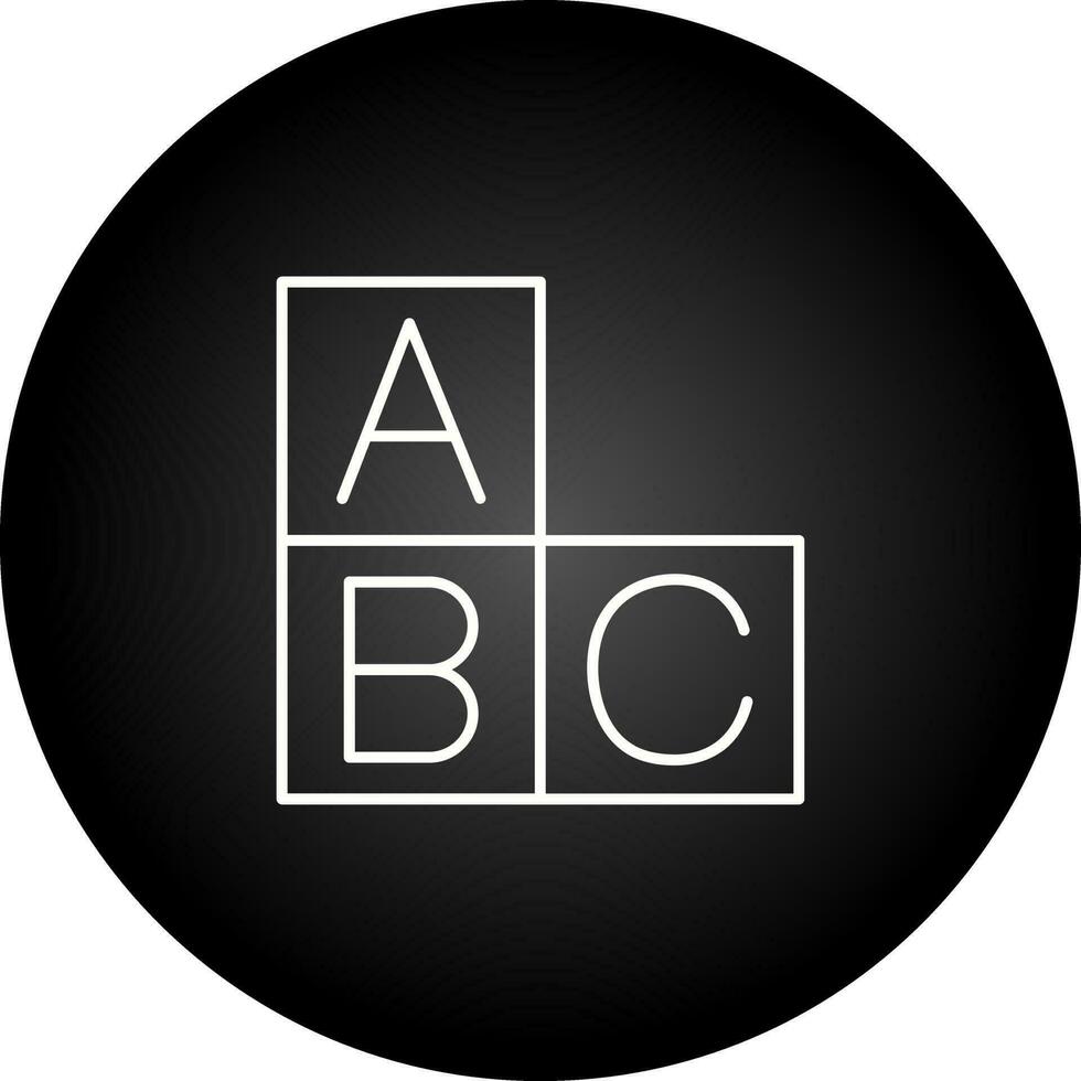 abc vector icoon