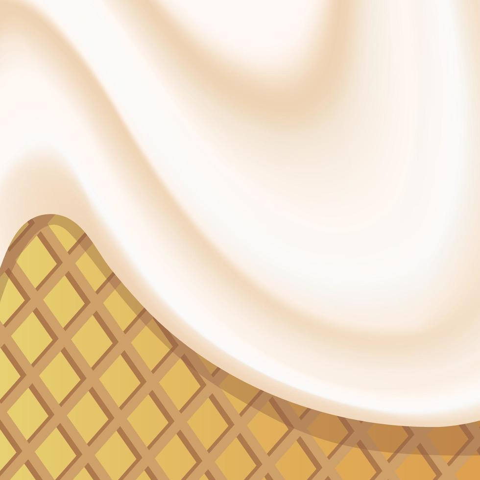 vector achtergrondafbeelding die de vloeibare chocolademassa met hagelslag illustreert