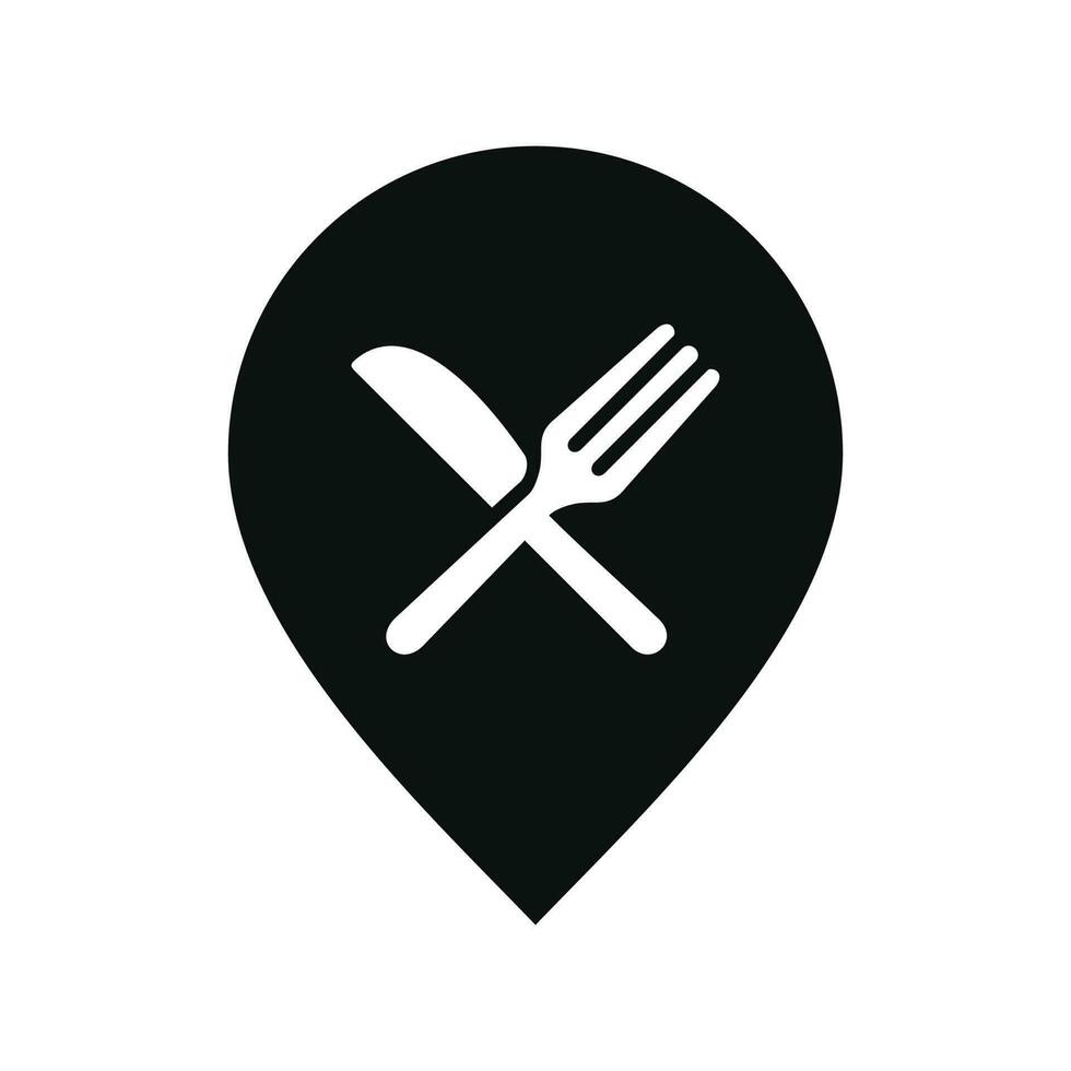 restaurant icoon geïsoleerd Aan wit achtergrond vector
