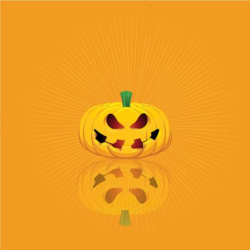 Halloween pompoen achtergrond vector