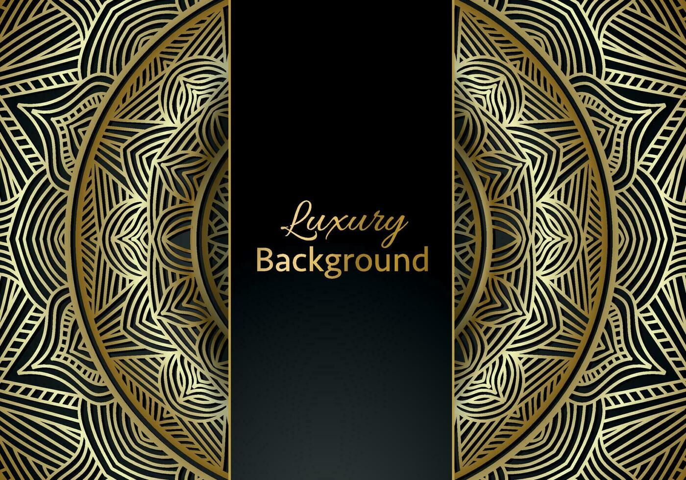 luxe mandala achtergrond sier, arabesk stijl met gouden arabesk patroon stijl. decoratief mandala ornament voor afdrukken vector