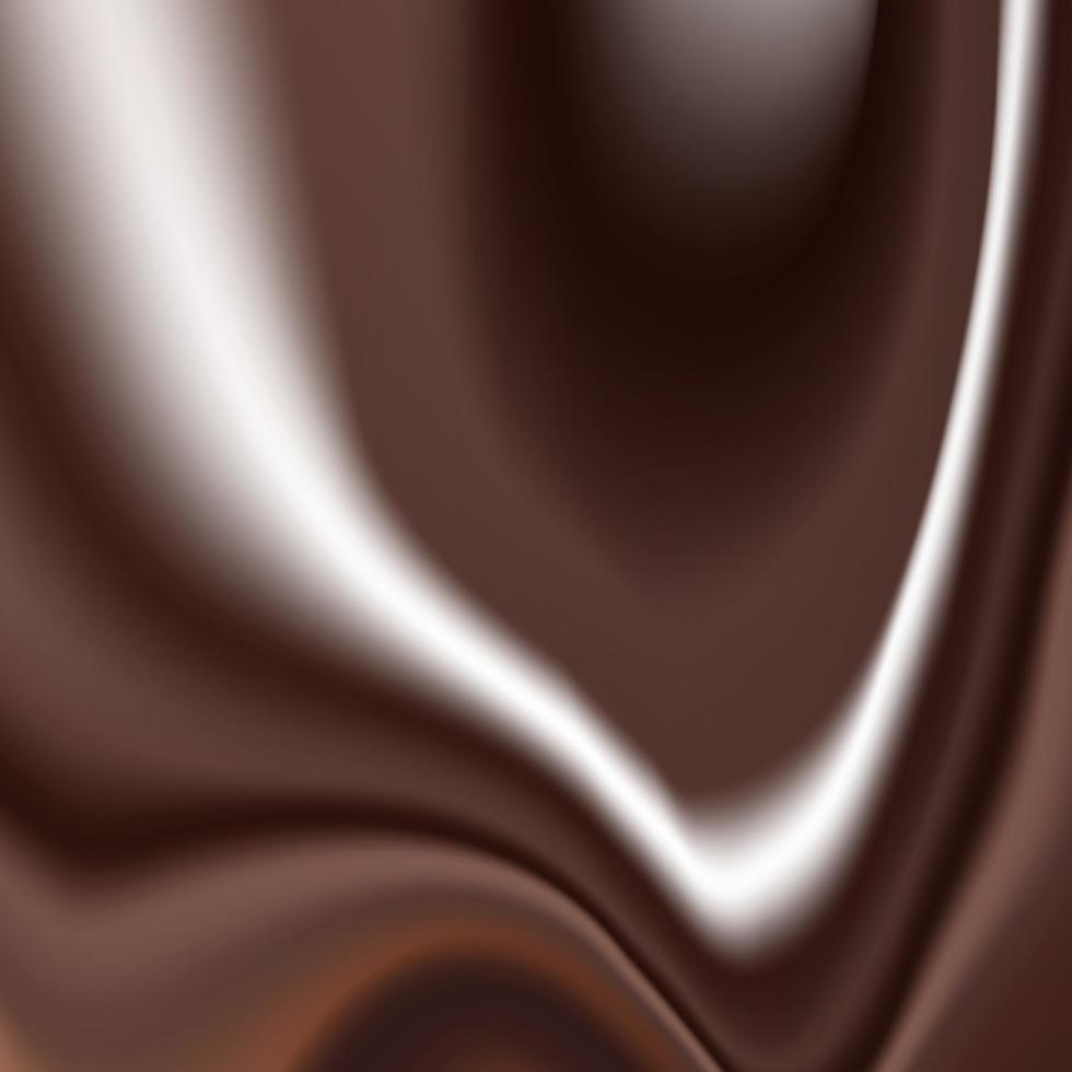 vector achtergrondafbeelding die de vloeibare chocolademassa met hagelslag illustreert