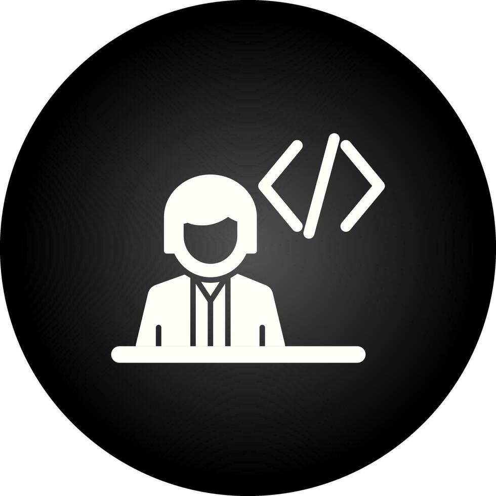 programmeur vector icoon
