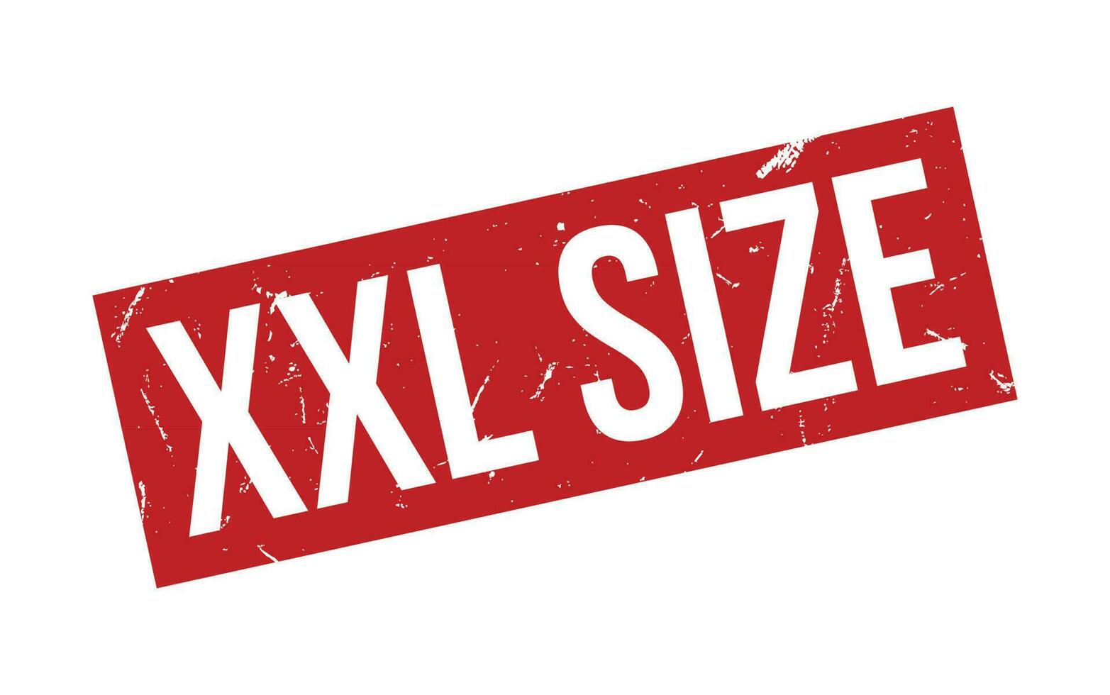 rood xxl grootte rubber postzegel zegel vector