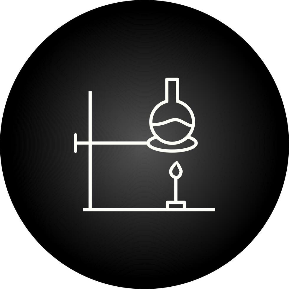 experiment Aan warmte vector icoon