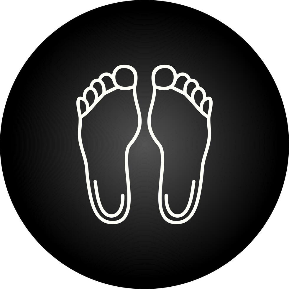 voeten vector icoon