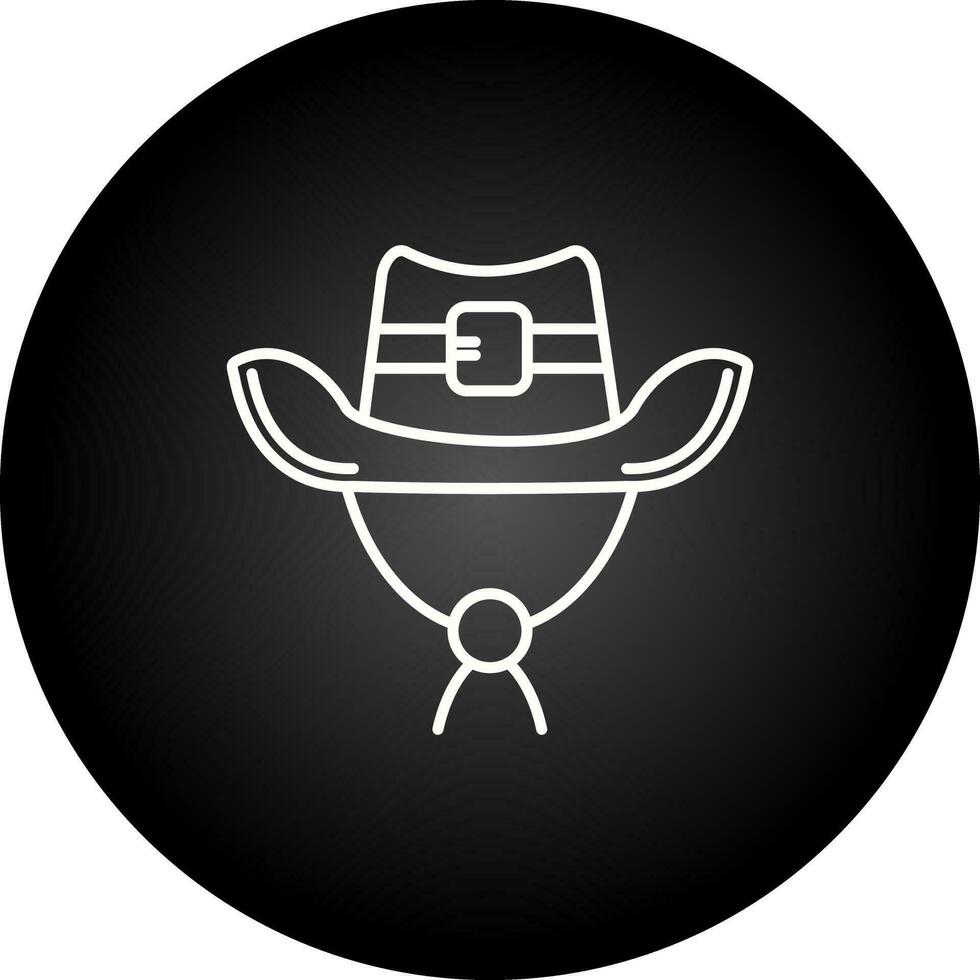 cowboy hoed vector icoon