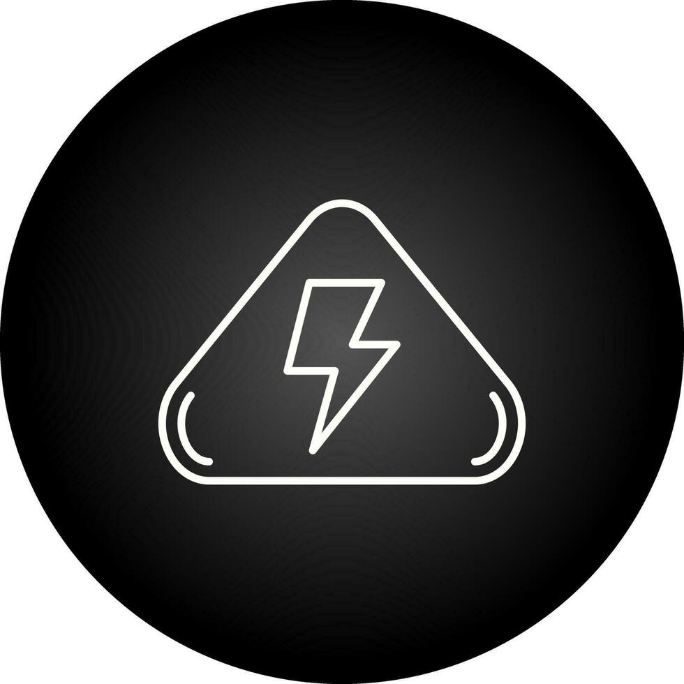 elektrisch risico vector icoon