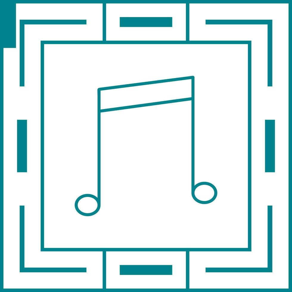 muziek- uniek vector icoon