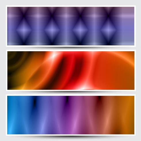 Abstracte banners vector