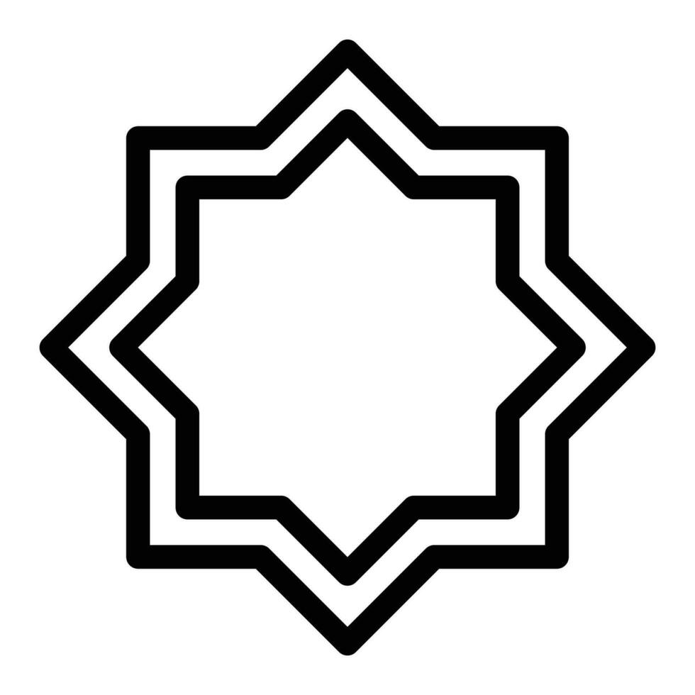 Islamitisch ornament vector icoon