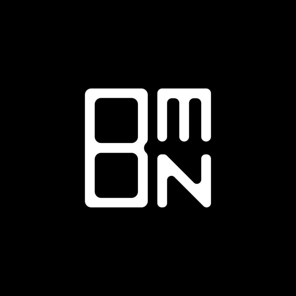 bmn brief logo creatief ontwerp met vector grafisch, bmn gemakkelijk en modern logo.