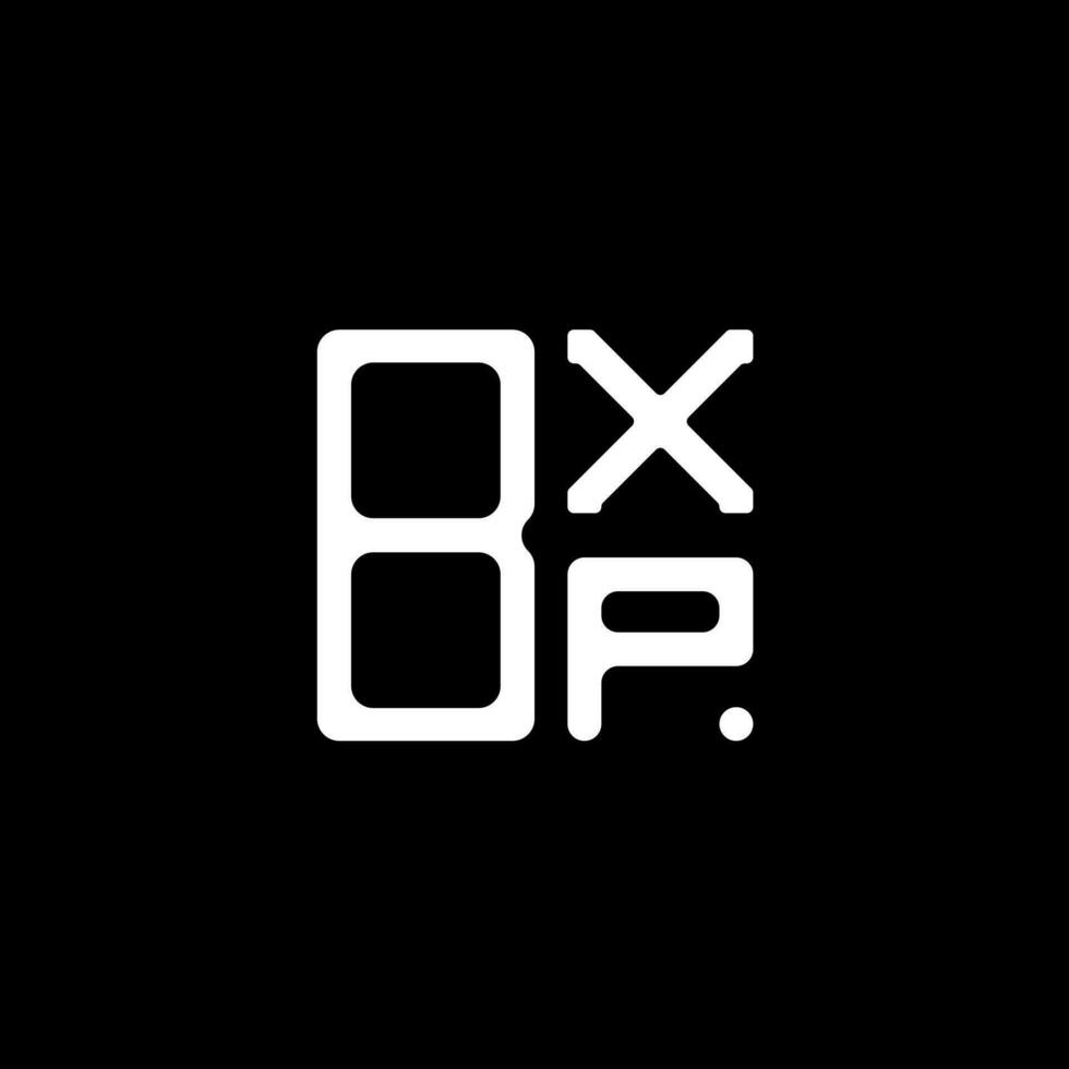 bxp brief logo creatief ontwerp met vector grafisch, bxp gemakkelijk en modern logo.