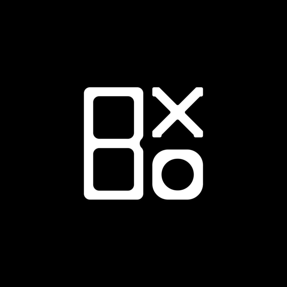 bxo brief logo creatief ontwerp met vector grafisch, bxo gemakkelijk en modern logo.