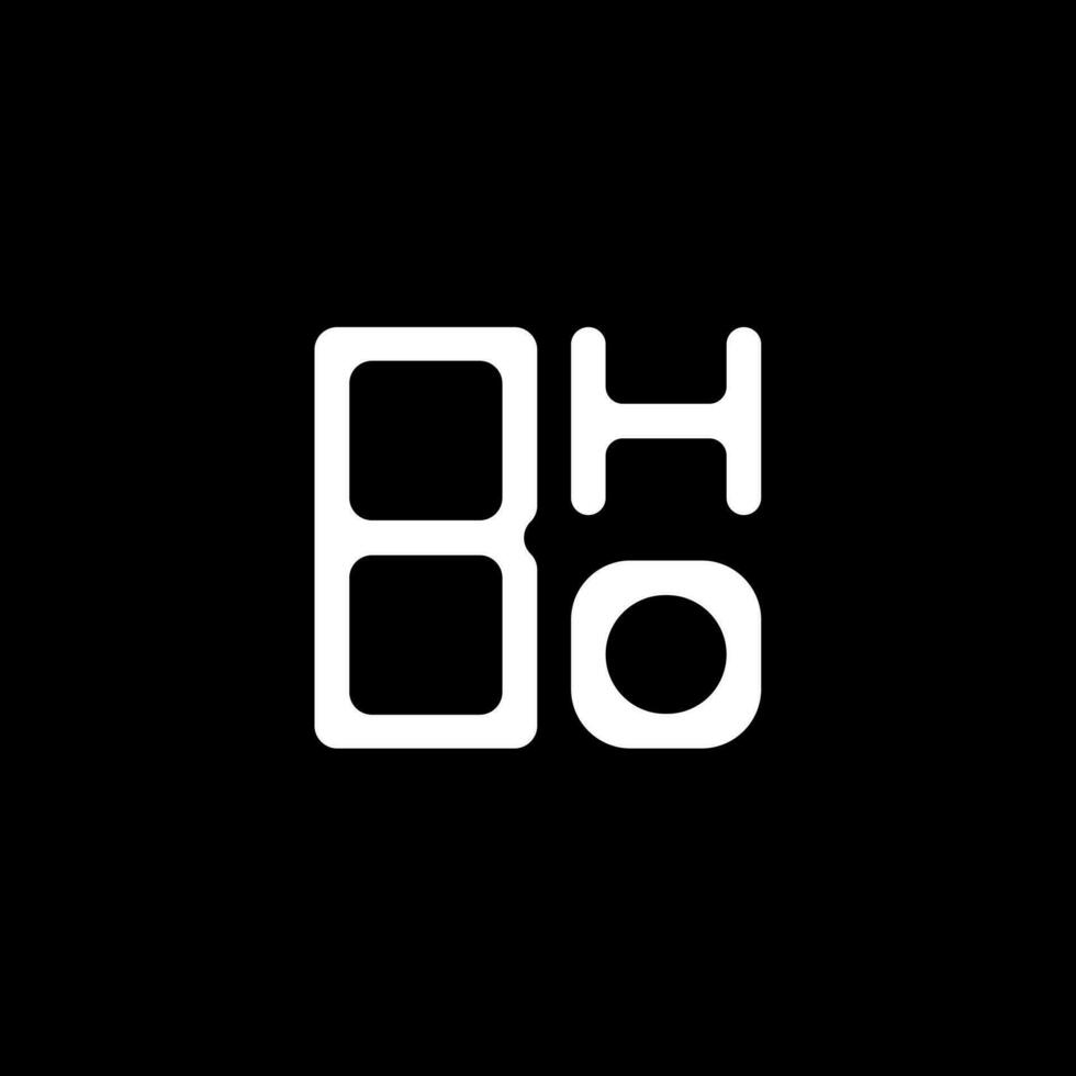 bho brief logo creatief ontwerp met vector grafisch, bho gemakkelijk en modern logo.