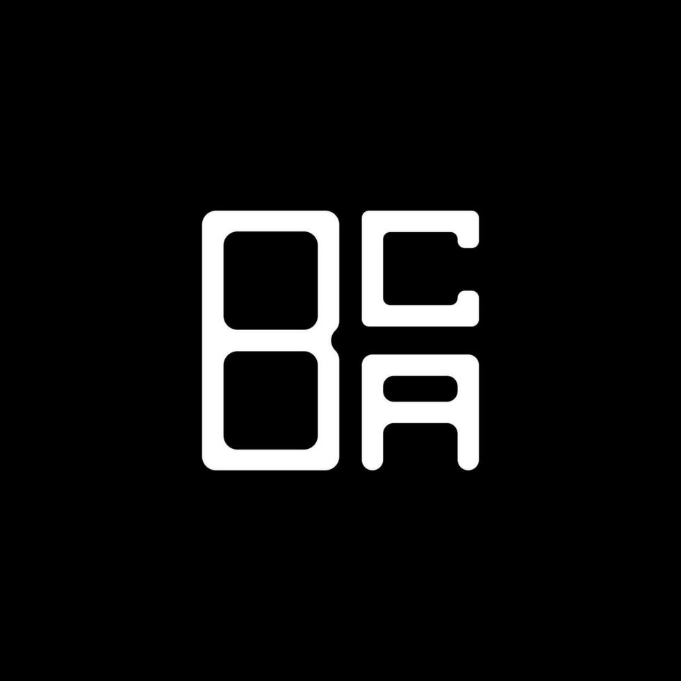 bca brief logo creatief ontwerp met vector grafisch, bca gemakkelijk en modern logo.