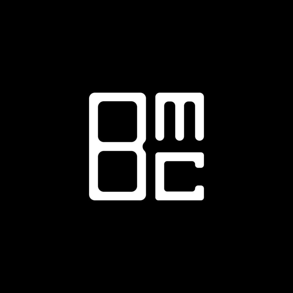 bmc brief logo creatief ontwerp met vector grafisch, bmc gemakkelijk en modern logo.