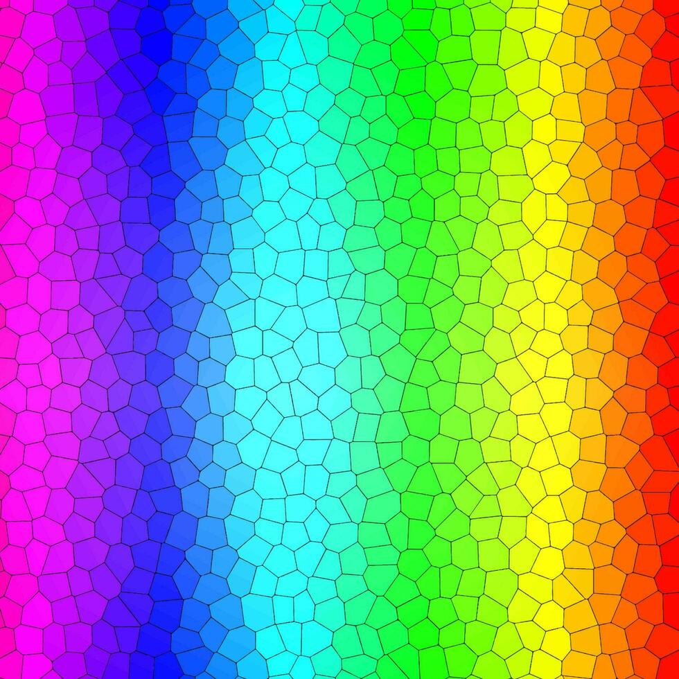 abstract regenboog mozaïek- achtergrond. gelukkig lgbtq gemeenschap trots maand. vector illustratie