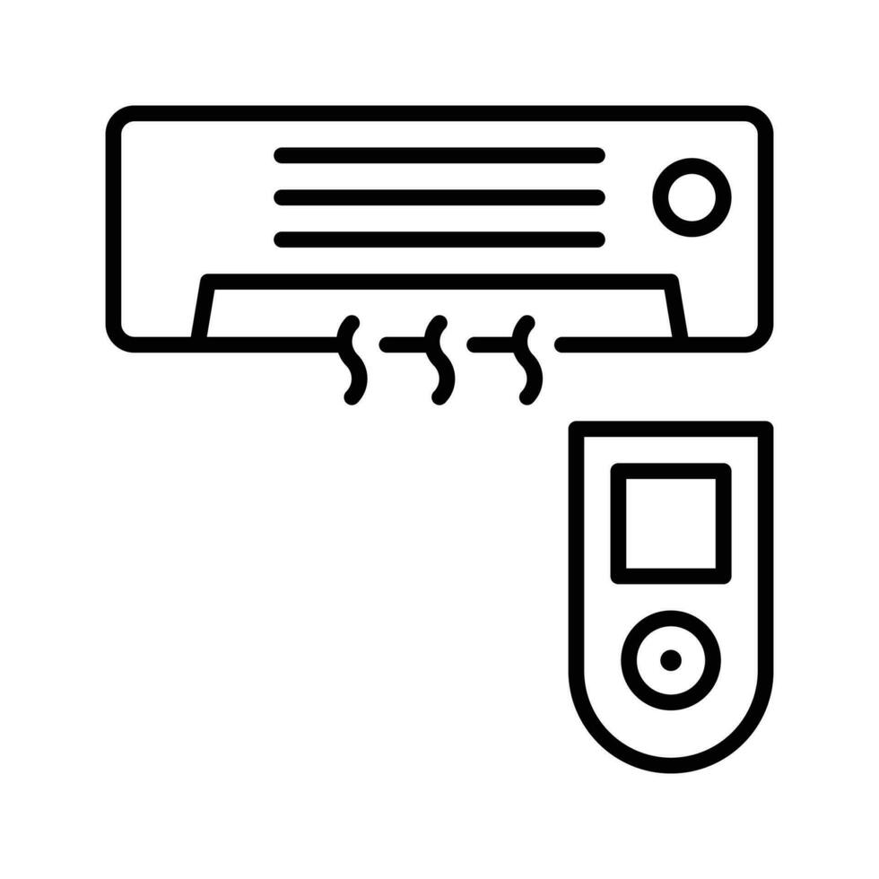 lucht conditioning vector schets icoon . gemakkelijk voorraad illustratie voorraad