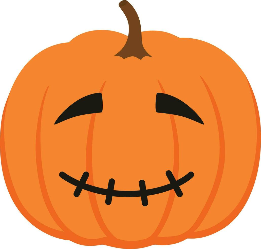 illustratie halloween pompoen vector