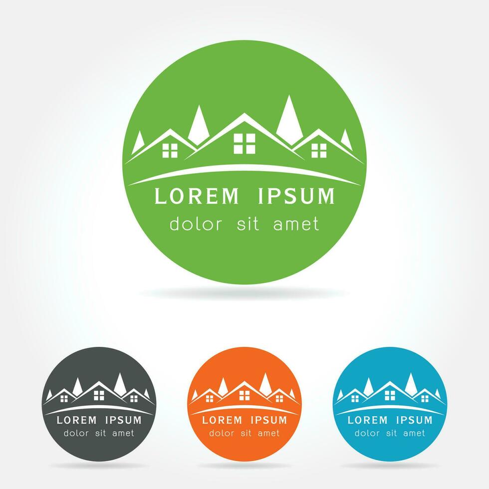 huis icoon logo vector