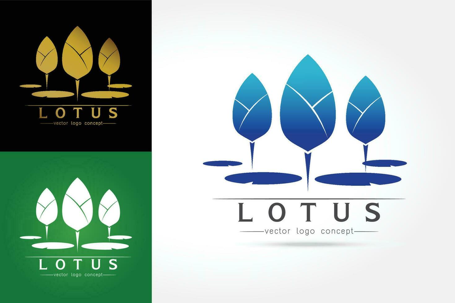 lotusbloem logo vector